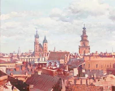 Roofs Of Krakow