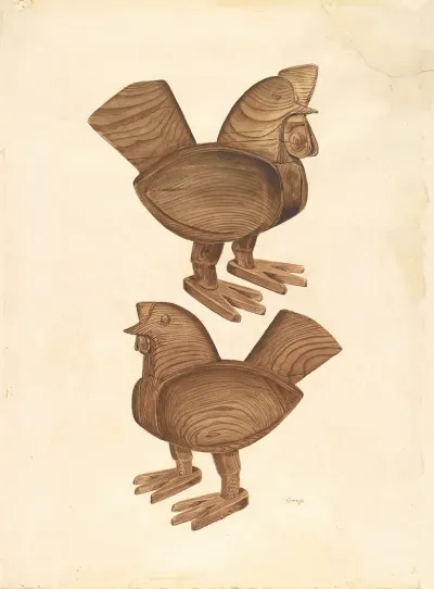 Rooster And Hen 2