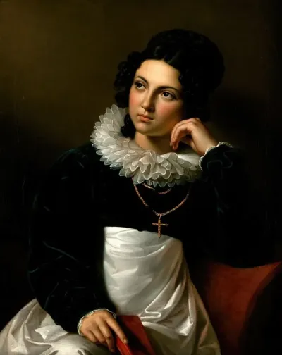 Rosalia Klieber The Wife Of The Sculptor Josef Klieber