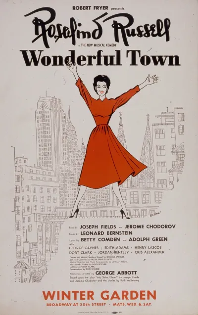 Rosalind Russell In The New Musical Comedy Wonderful Town