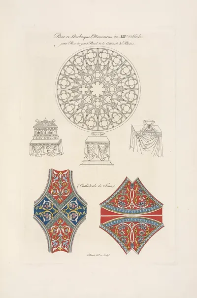 Rose Et Arabesques Monumens Du Xiiie Siecle