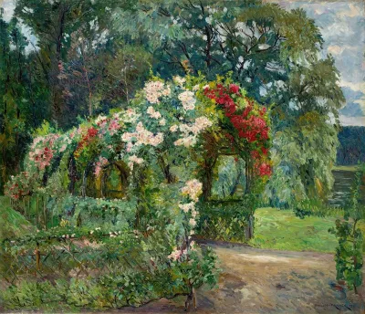 Rosenlaube Im Richterschen Garten