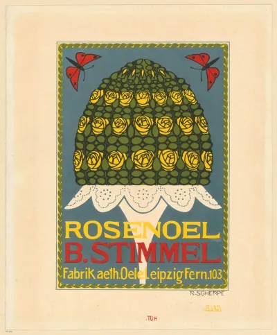 Rosenol B Stimmel Fabrik Atherischer Ole Leipzig