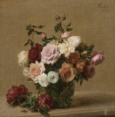 Roses Dans Une Boule De Verre