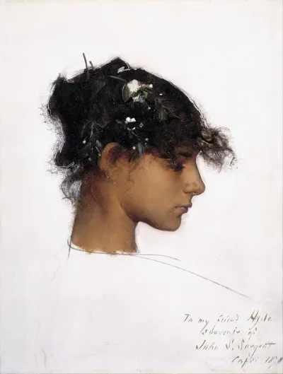 Rosina Ferrara Head Of A Capri Girl
