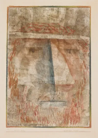 Rotbartiger Kopf