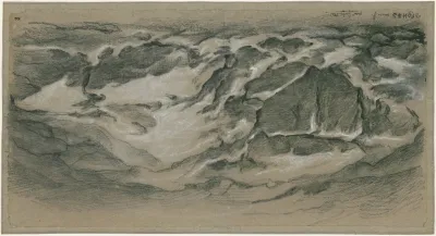 Rotsachtig Berglandschap Pour Golgotha