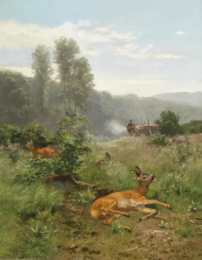 Rotwildjagd