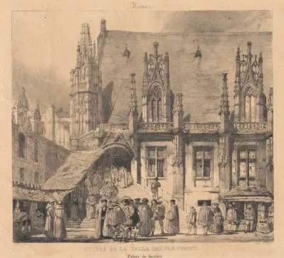 Rouen Entre De La Salle Des Pas Perdus