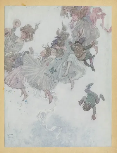 Round And Round They Went Such Whirling And Twirling