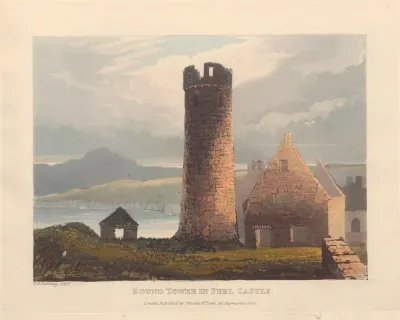 Round Tower In Peel Castle