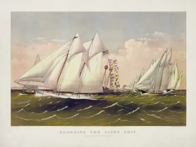 Rounding The Light Ship