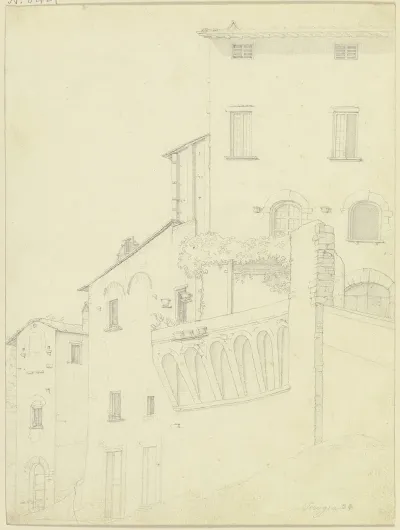 Row Of Houses In Perugia