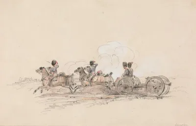 Royal Horse Artillery At The Gallop