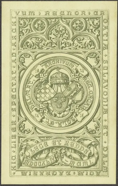 Royal Library Of Croatia Slavonia And Dalmatia