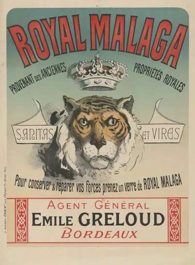 Royal Malaga Sanitas Et Vires Pour Conserver Reparer Vos Forces Prenez Un Verre De Royal Malaga