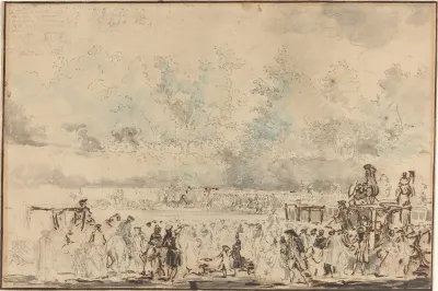 Royal Review Of The Troops