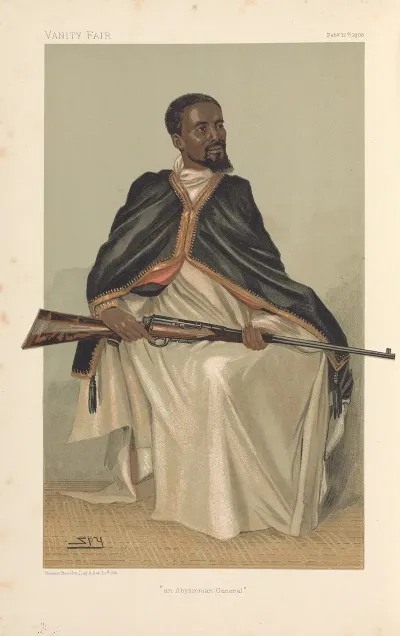 Royalty An Abysinnian General H H Ras Makunan February 12 1903