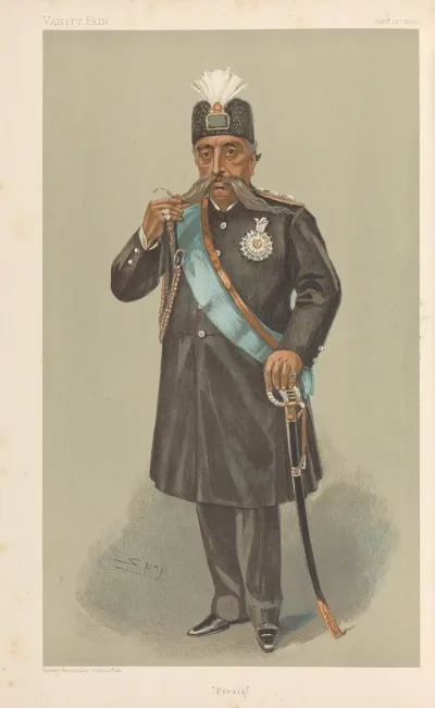 Royalty Persia Muzaffer Ed Din The Shah Of Persia January 29 1903