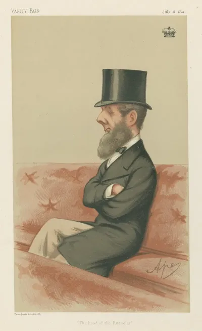 Royalty The Head Of The Russells The Duke Of Bedford July 11 1874