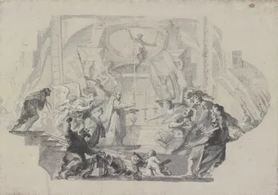Ruckfuhrung Des Herzogs Wilhelm Von Aquitanien In Die Kirche