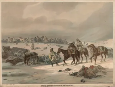 Ruckzug Des Napoleonischen Heeres Aus Russland 1812
