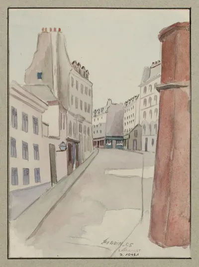 Rue Cardinal Lemoine Prise Du Coin De La Rue Clovis