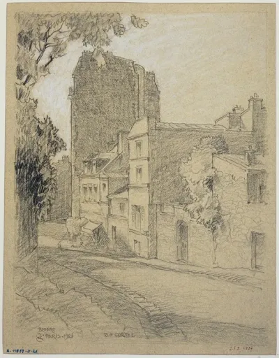 Rue Cortot A Montmartre