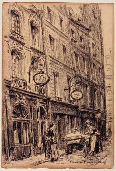 Rue De La Parcheminerie Marchande Des Quatre Saisons