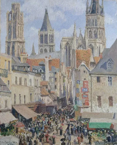 Rue De Lepicerie Rouen Effect Of Sunlight 2