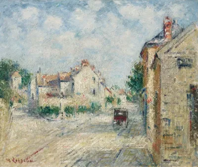 Rue De Village En Normandie