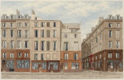 Rue Des Deux Ecus No24 A28 Actuelle Rue Berger 1er Arrondissement