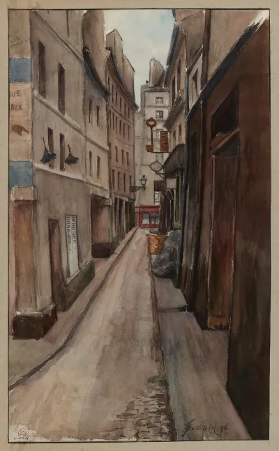 Rue Des Etuves Saint Martindonnant Rue Beaubourg Et Rue Saint Martin