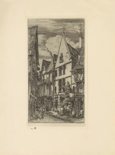 Rue Des Toiles A Bourges