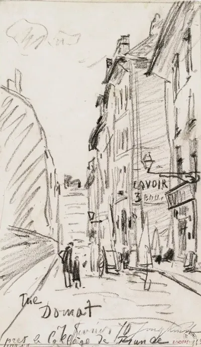 Rue Domat Le 7 Fevrier 1870 5eme Arrondissement
