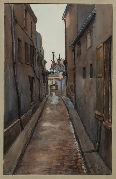 Rue Du Maure Et Passage De La Reunion Donnant Rue Beaubourg Et Rue Saint Martin