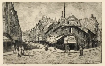 Rue Lepic A Montmartre 2