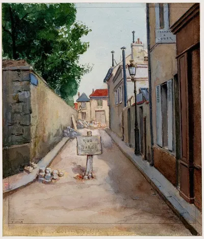 Rue Olivier De Serres Prise De La Rue Marmontel A Vaugirard 2me Troncon