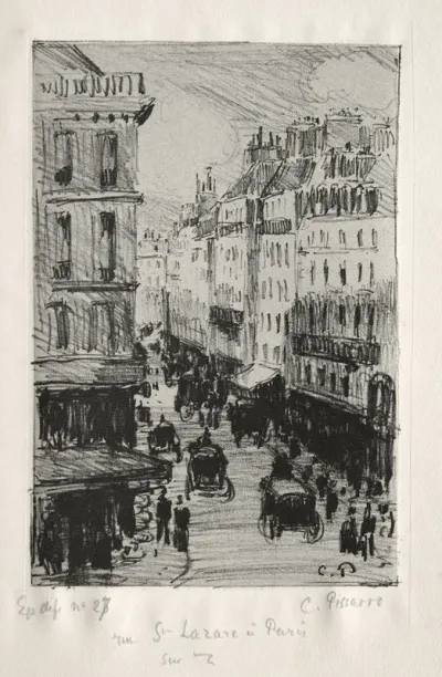 Rue Saint Lazare Paris