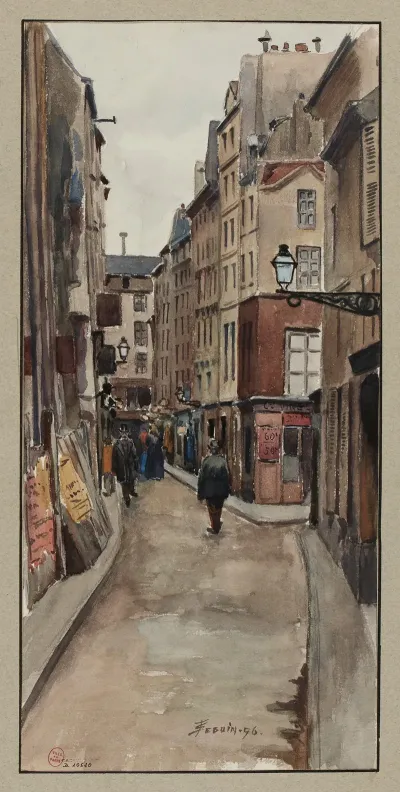 Rue Simon Lefranc Donnant Rue Saint Martin Et Rue Du Temple