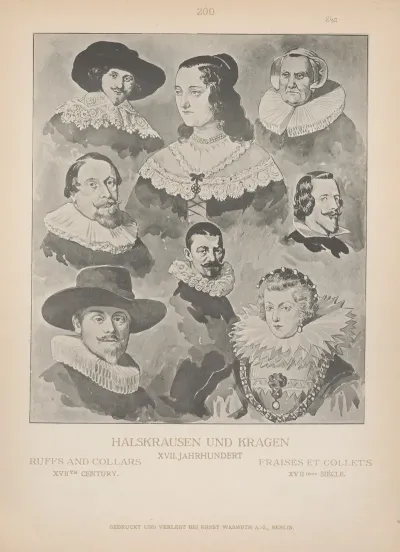 Ruffs And Collars Xviith Century