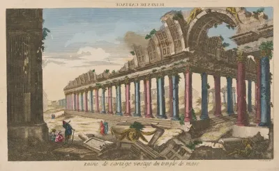 Ruin Of Carthage Remnants Of The Temple Of Mars