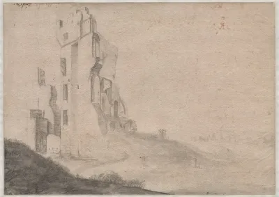 Ruin Of The Huis Ter Kleef Near Haarlem
