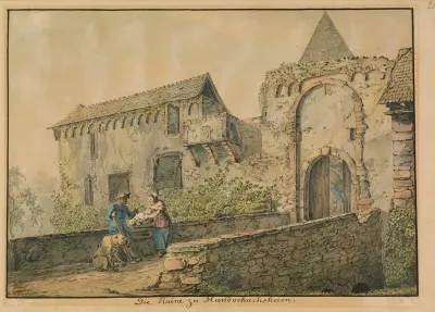 Ruin Of The Tiefburg At Handschuhsheim
