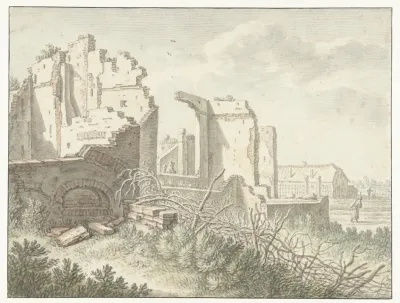 Ruine Buiten De Wittevrouwenpoort Te Utrecht