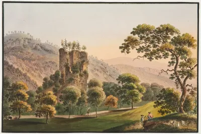 Ruine Dunspunne Pres Djnterlaken