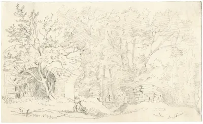 Ruine Temidden Van Geboomte