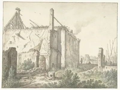 Ruine Van Een Huis In Utrecht