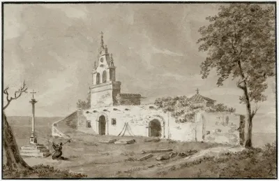 Ruine Van Een Kerk In La Manche 2