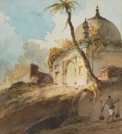 Ruined Mausoleum In North India